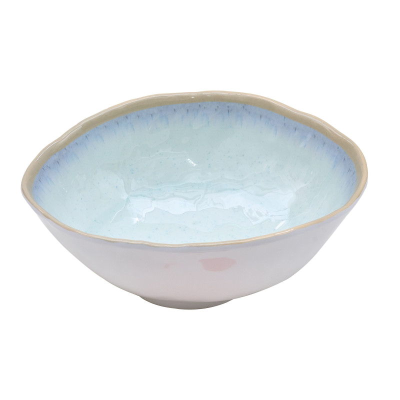 Tigela de melamina reutilizável halo brilho 24.2x20.6x9.3cm