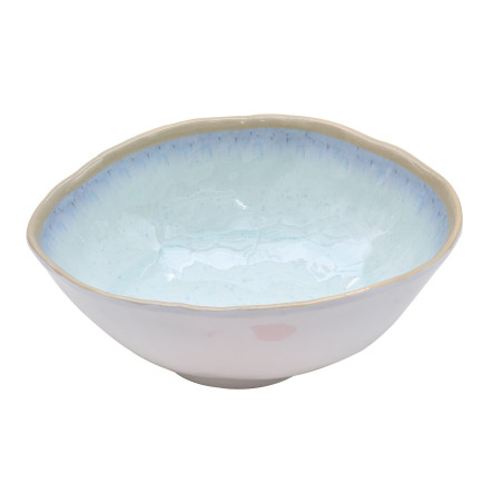 Tigela de melamina reutilizável halo brilho 24.2x20.6x9.3cm