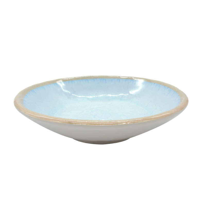 Salsero de melamina reutilizável halo brilho 14Øx3.5cm