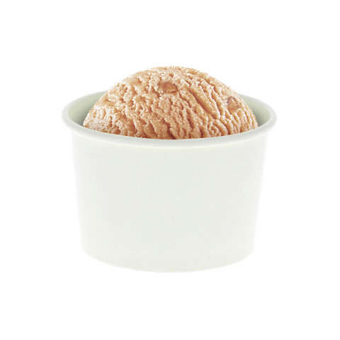 Tarrinas para helados blanca 120ml (4Oz)