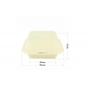 Scatole per hamburger in fibra kraft (10x10x8cm)