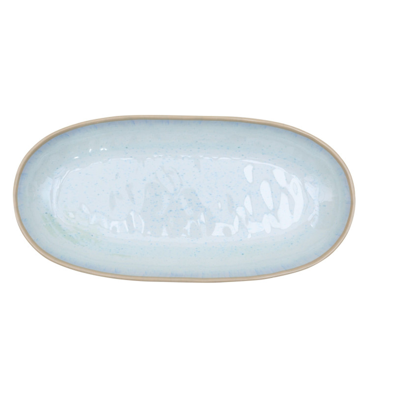 Bandeja de melamina reutilizable halo brillo 43.8x29x5.2cm