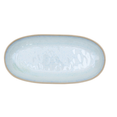 Bandeja de melamina reutilizável halo brilhante 43.8x29x5.2cm