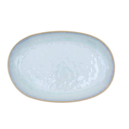 Prato de melamina reutilizável halo brilho 40x30cm