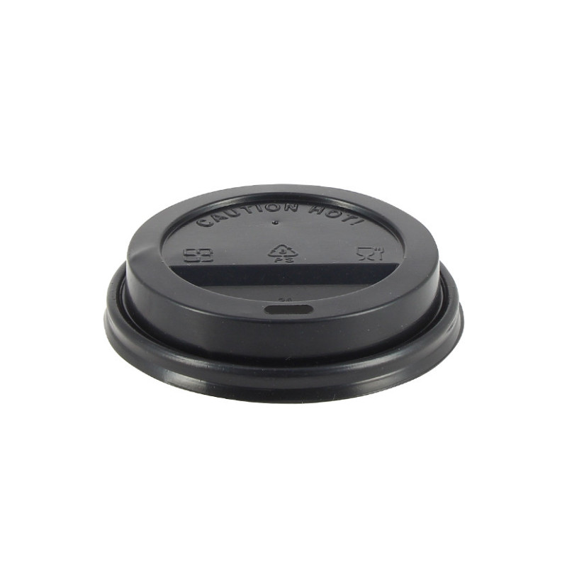 Tapa negra vaso cartón impresión digital 12/16oz 9Ø