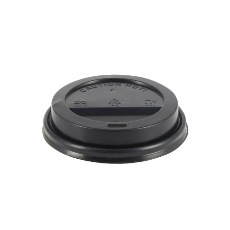 Tampa preta copo de cartão impressão digital 12/16oz 9Ø