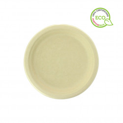 Pratos cana-de-açúcar natural 18Ø