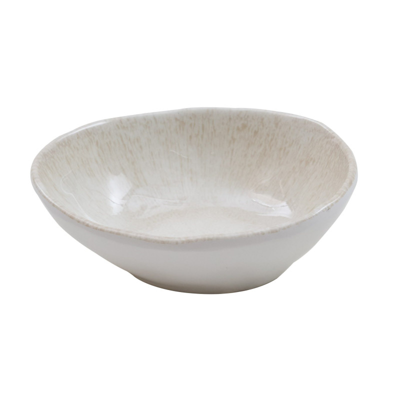 Plato de melamina reutilizable aurora brillo 12x10x4.1cm