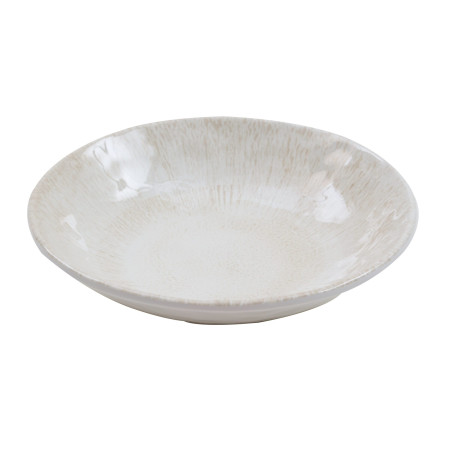 Prato de melamina reutilizável aurora brilho 24Øx5.5cm