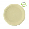 Natural sugar cane plates (23Ø)