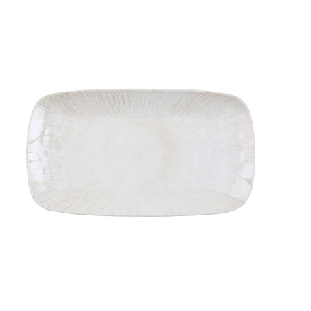 Prato de melamina reutilizável aurora brilho 35x19.5cm