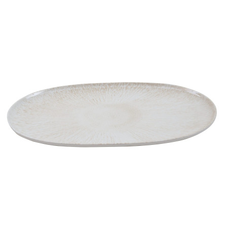 Prato de melamina reutilizável aurora brilho 40x30cm