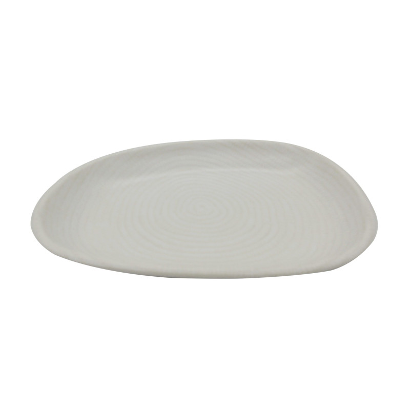 Plato de melamina reutilizable batik 16.3x12x2.2cm