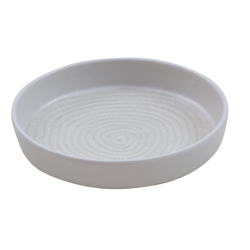 Prato de melamina reutilizável batik 12.3Øx2.6cm