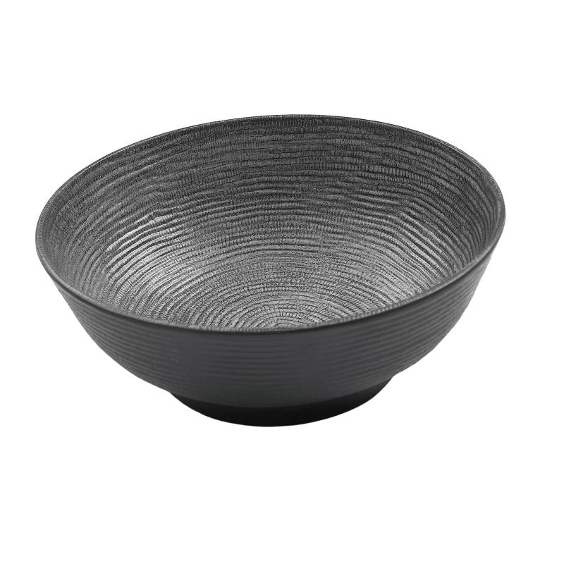 Bol de melamina reutilizable lines 30Øx8.9cm