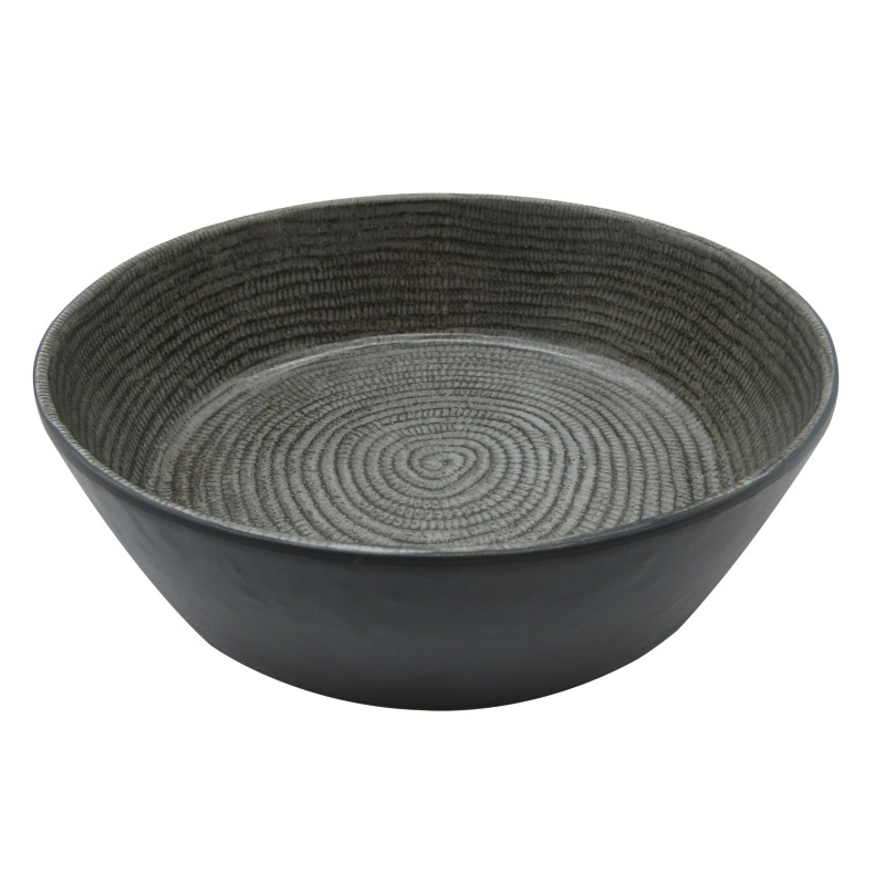 Taça de melamina reutilizável lines 14Øx6.2cm