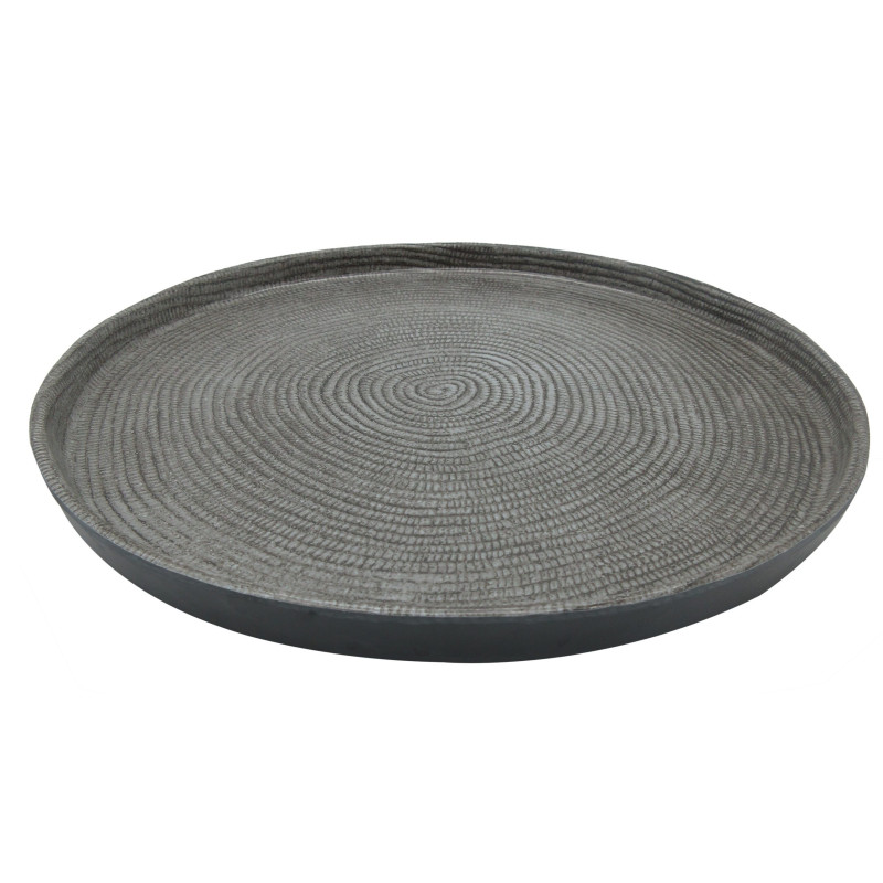 Prato de melamina reutilizável linhas 27.3Øx2cm