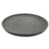 Plato de melamina reutilizable lines 27.3Øx2cm