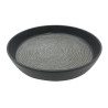 Plato de melamina reutilizable lines 20.4Øx4.3cm