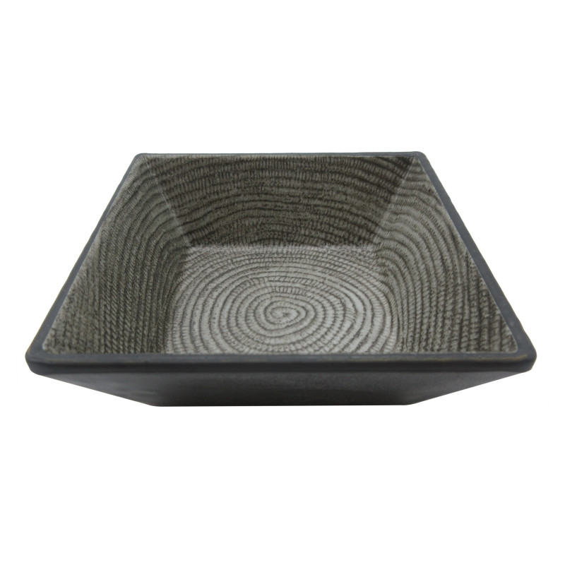 Saleiro de melamina reutilizável lines 10.2x10.2x3.5m