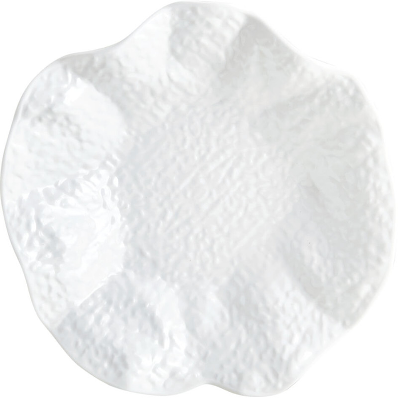 Prato de melamina reutilizável essentia 20.3x20.1x4.5cm