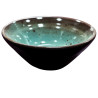 Tigela de melamina reutilizável terracota azul 15.3Øx6.8cm