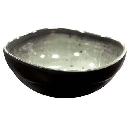 Tigela de melamina reutilizável terracota cinza 11.4Øx4.8cm