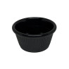 Ramequín de melamina reutilizable negro 8.55x4.5cm