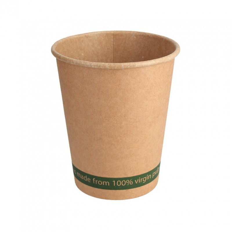 Vasos para café cartón ECO kraft 240ml 8oz