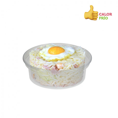 PP reusable translucent circular container (250cc)