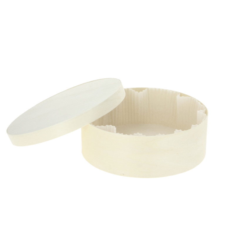 Molde de madera para tarta de queso con papel de horno (17Ø x 6cm)