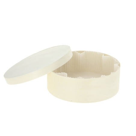 Molde de madera para tarta de queso con papel de horno (17Ø x 6cm)