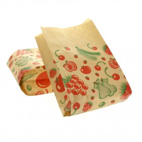 Bolsas de papel para fruta y verdura medianas