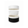 Molde cartón blanco y negro para tarta de queso (12,6Ø x 5,7cm)