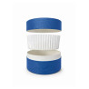 Molde de cartón azul premium para tarta de queso (12,6Ø x 5,7cm)
