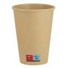Copos para café de cartão kraft