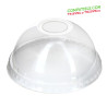 Tapa cúpula con agujero para vasos TN20VBissPL (9,6Ø)