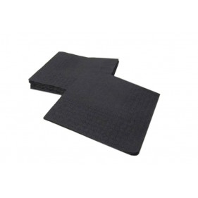Guardanapo Celulose Preta 20x20 2 Folhas.