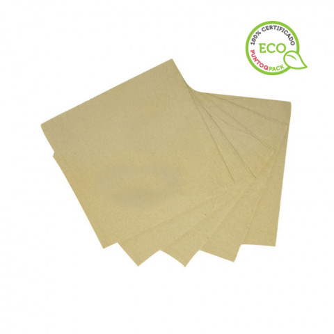 Servilletas de papel ecológicas 30x30cm 1 capa | PuntoQpack