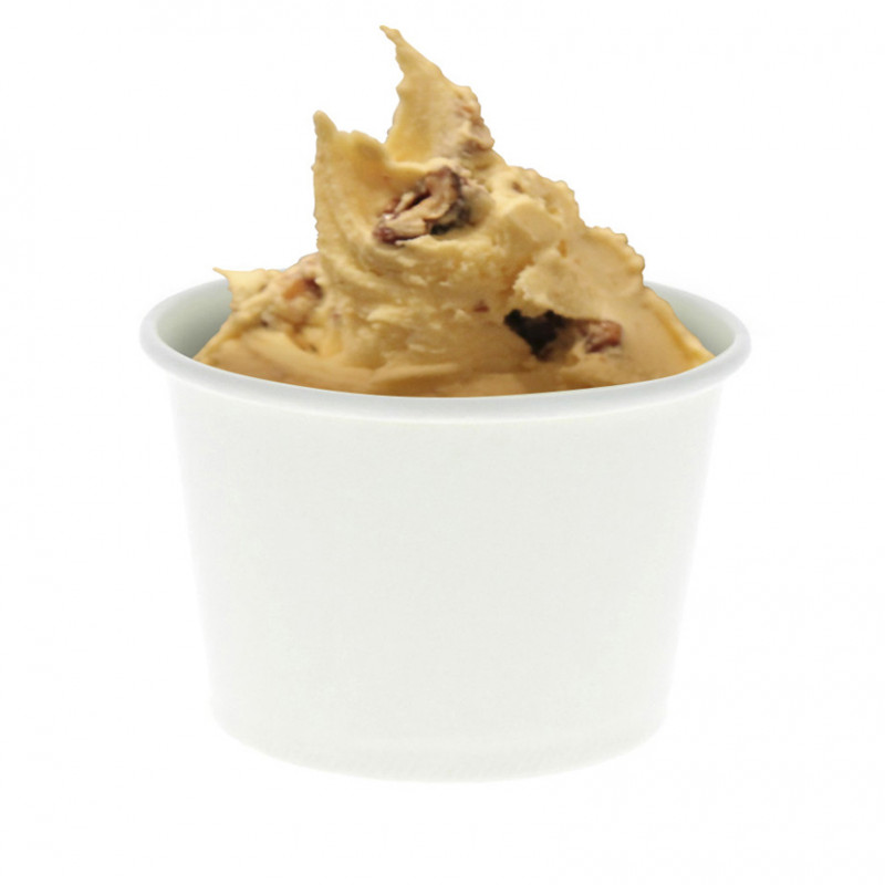 Vaschette gelato bianco 240ml (8Oz) Vaschette gelato bianco 240ml (8Oz)