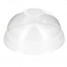 Tapa cúpula con agujero para vaso postre (10Ø). Hasta fin de stock