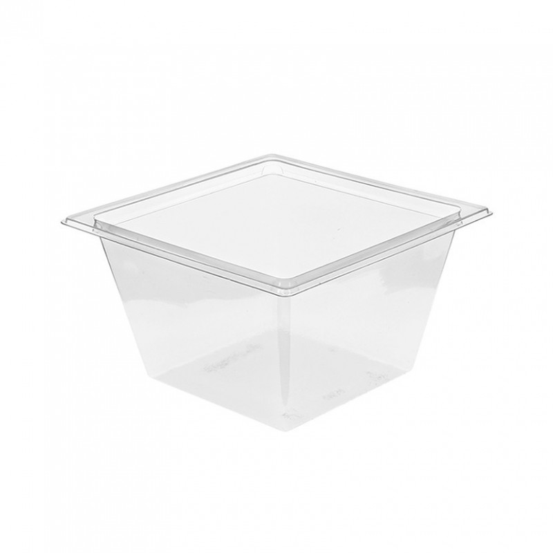 Envase PET piramidal transparente (375cc) Envase PET piramidal transparente (375cc)