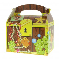 Cajas menú Cofre del Tesoro Infantil