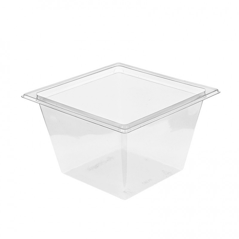 Envase PET piramidal transparente (500cc) Envase PET piramidal transparente (500cc)