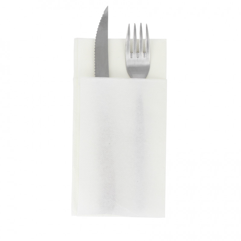Tovagliolo di carta canguro bianco 38x38 2 veli Tovagliolo di carta canguro bianco 38x38 2 veli