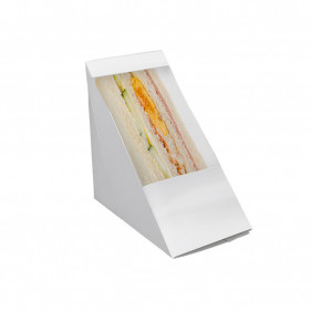 Sandwich doble en cartón con Ventana