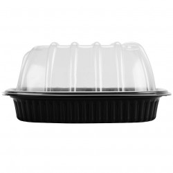 Envases para pollos asados reutilizables PP con tapa