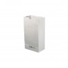 Mini white paper bags without handles (15+9x28cm)