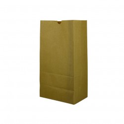 Bolsa de Papel Kraft Natural Horizontal con Logo