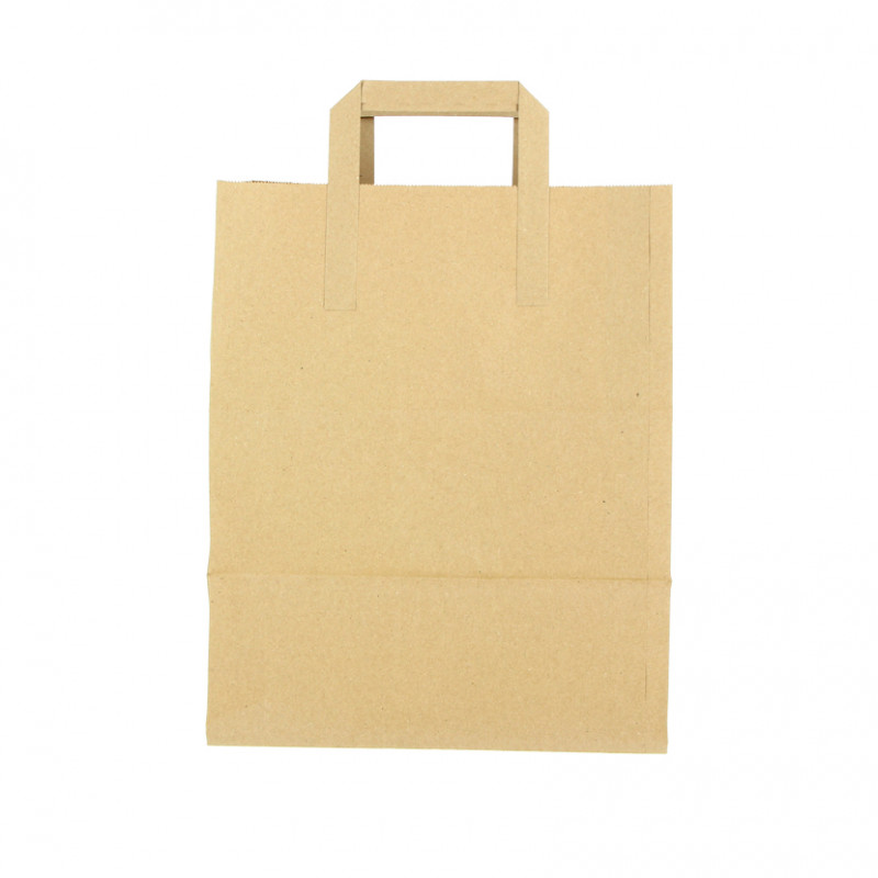 Comprar bolsa papel Kraft con asa plana - Vilapack ®
